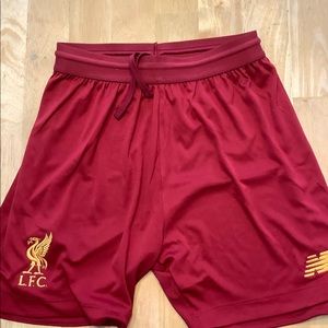 Liverpool LFC New Balance shorts youth XL new.